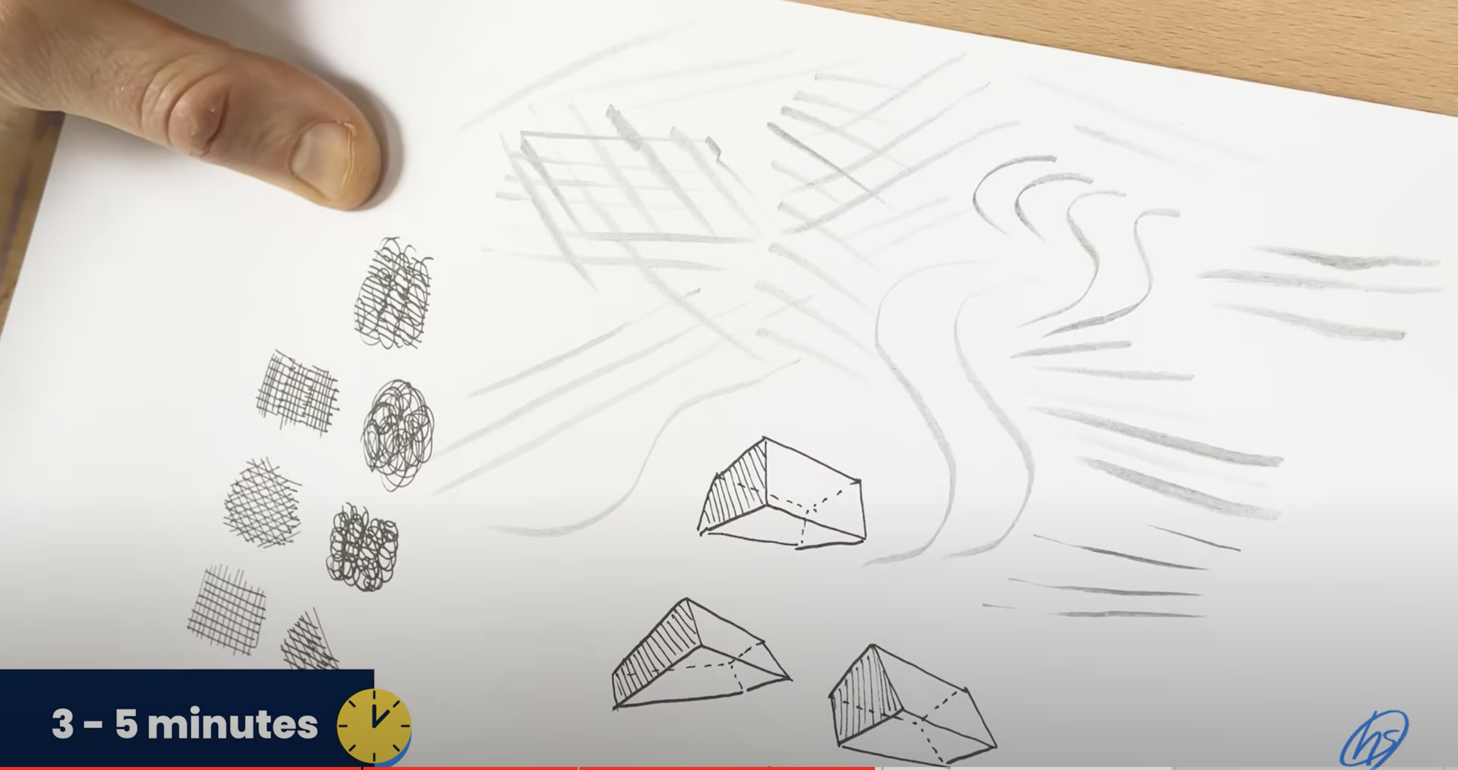 Lesson 4 (warm up): Mark Making Drawing