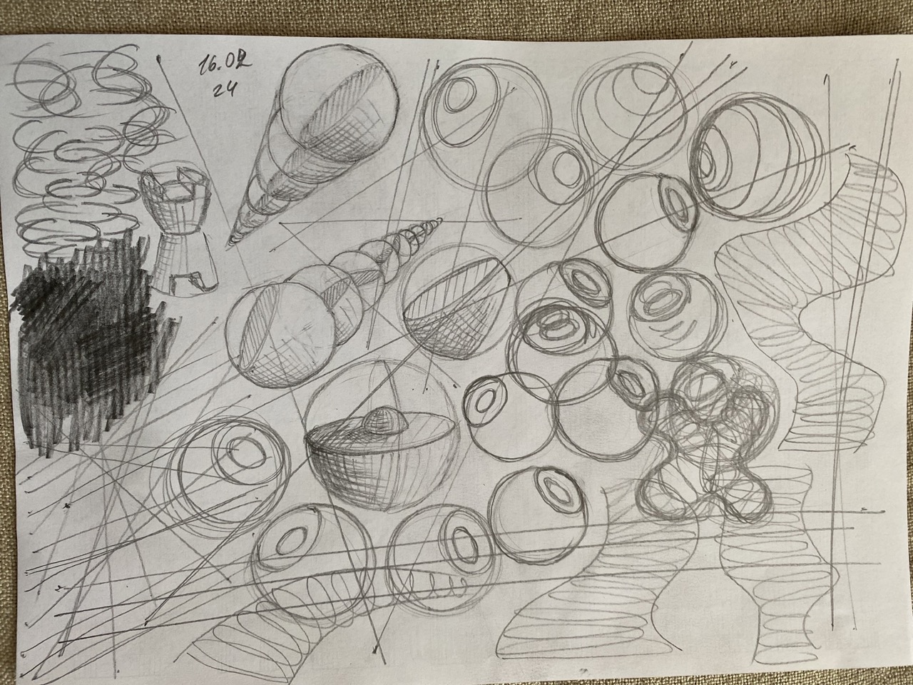 lines, circles, shapes